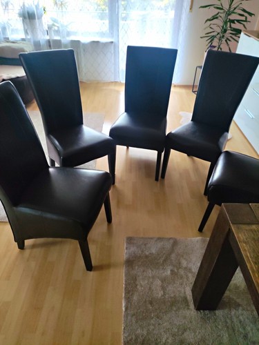 Esszimmerstühle gepolstert - 6x,
