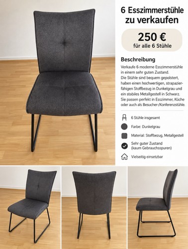 Moderne esszimmerstühle - moderne,