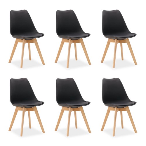 Küchenstühle 6er set - 6er, holz